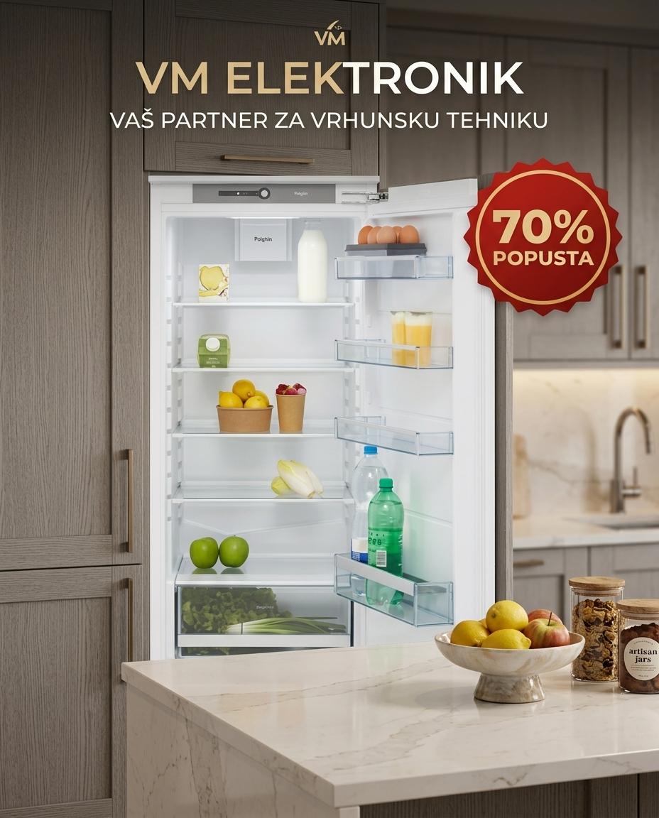 PELGRIM PKD35122 Ugradni frizider 122cm EXPONAT